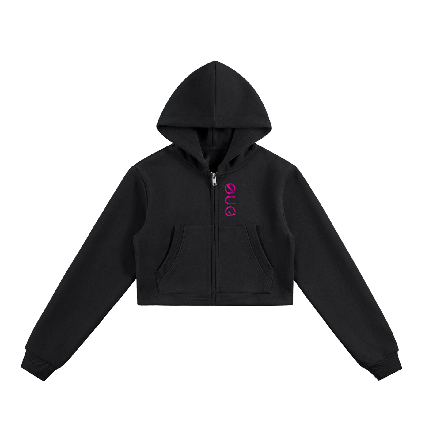 Super Cropped Women’s Zip-Up Hoodie