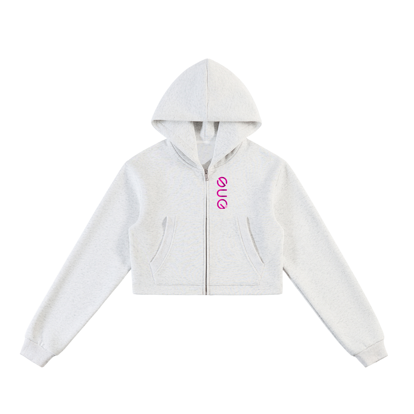 Super Cropped Women’s Zip-Up Hoodie