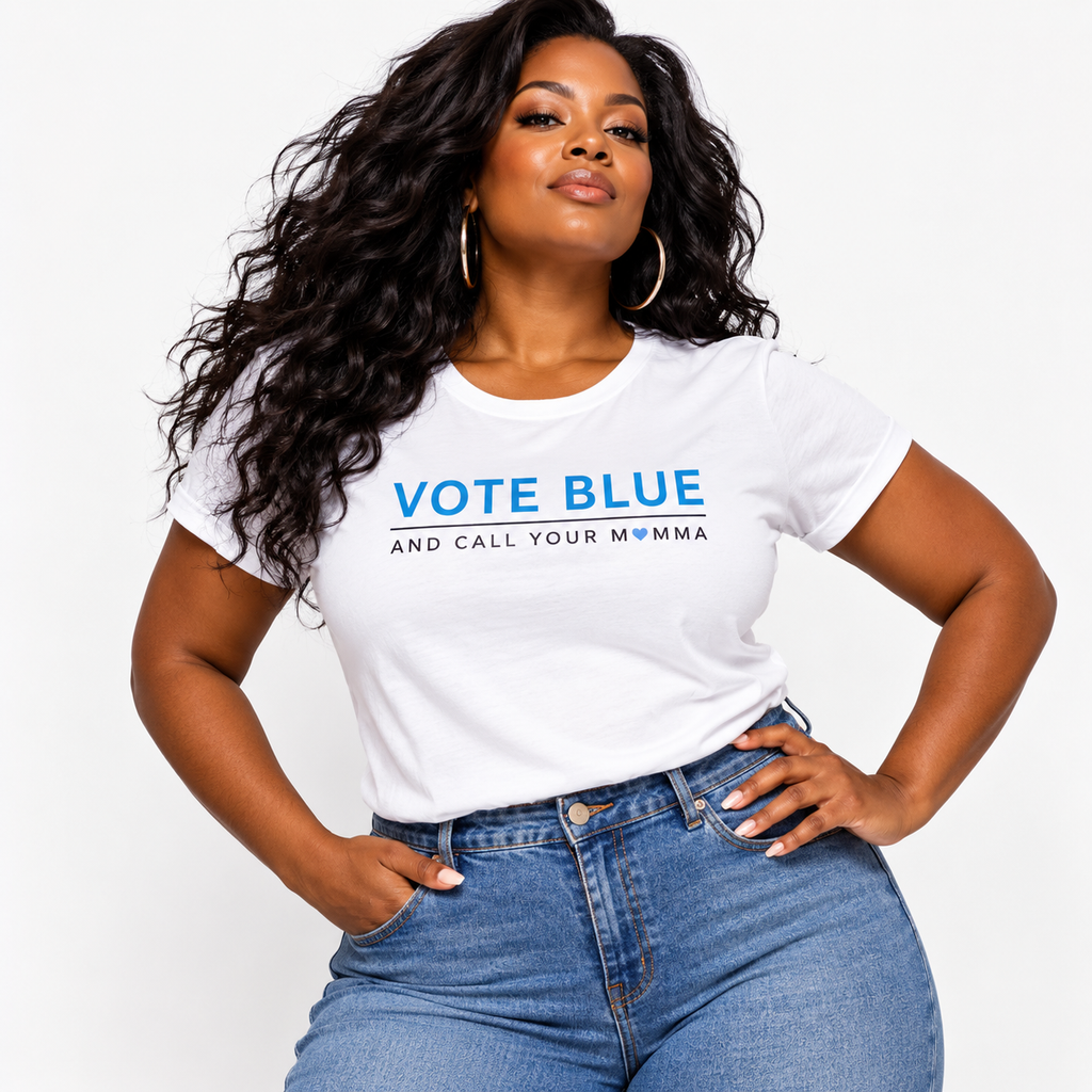 VOTE BLUE — And Call Your Mama